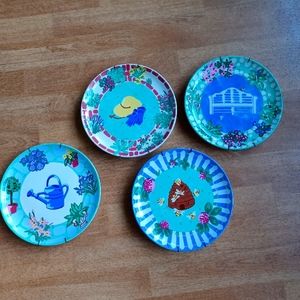 Garden Party by Susan Sittler Essex collection plates wall decor